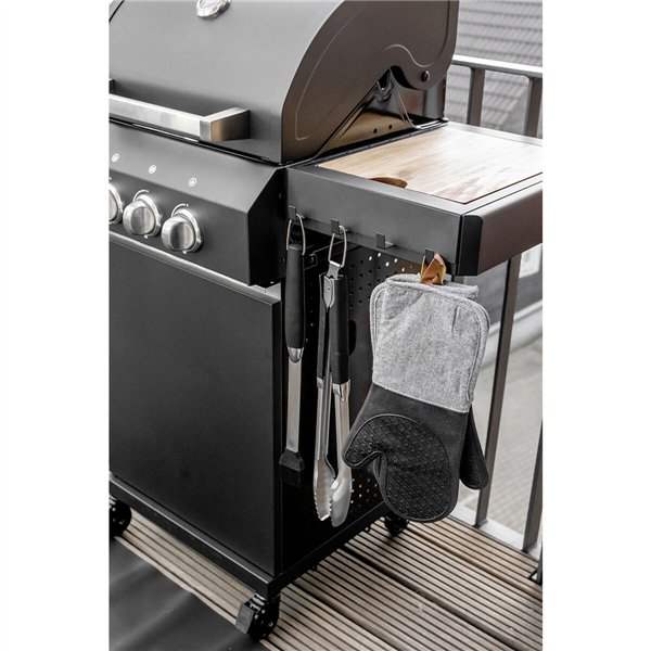 Oven Mitt Wenko Ada 55041100 Silicone Grey