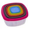 Set of Stackable Hermetically-sealed Kitchen Containers Excellent Houseware 911000160 7 Units