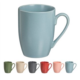 Set of 6 Cups Caison Multicolour Porcelain 350 ml Matte finish