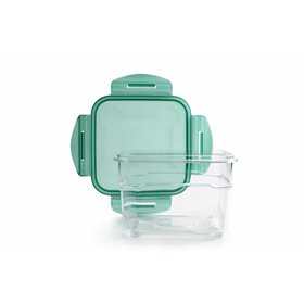 Hermetic Lunch Box Ibili 790415 1,5 L 15,5 x 15,5 x 10 cm Metal Plastic