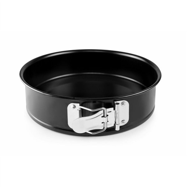 Springform Pan Ibili 820124 Steel Ø 24 x 6,5 cm Black Circular