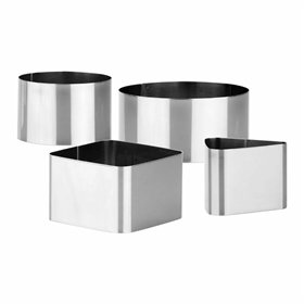 Serving mould Tescoma Grandchef Grey Metal Stainless steel 4 Units