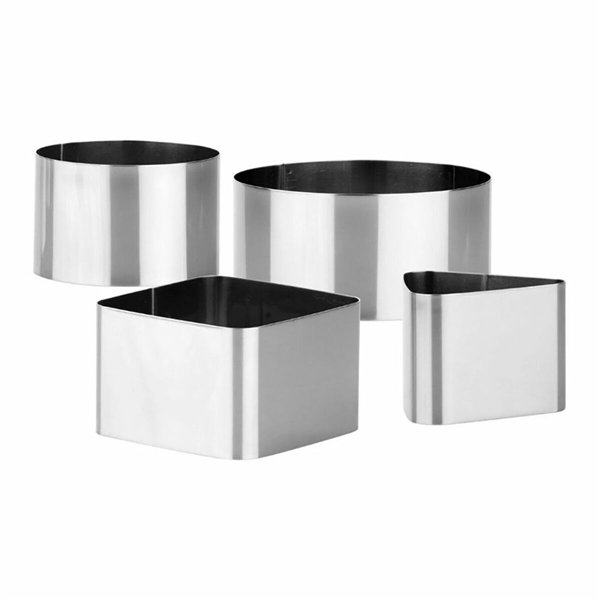 Serving mould Tescoma Grandchef Grey Metal Stainless steel 4 Units