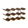Bottle rack Andrea House Walnut 42 x 16 x 23 cm