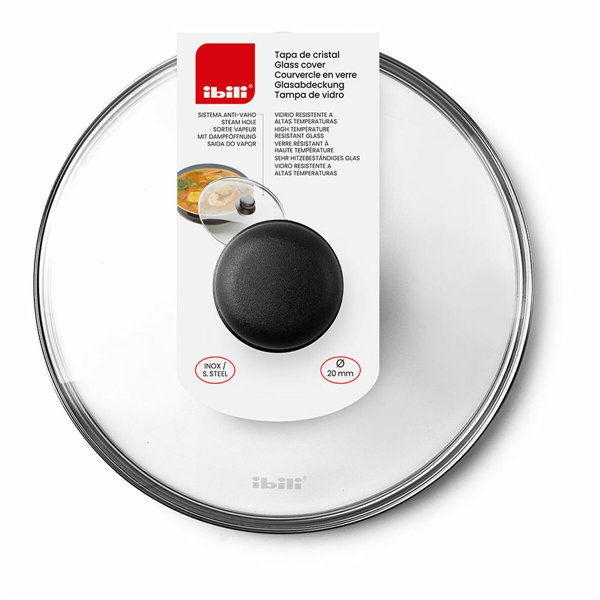 Frying Pan Lid Ibili Crystal Ø 18 cm