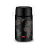 Thermos for Food Oroley Black Stainless steel 1 L World Map