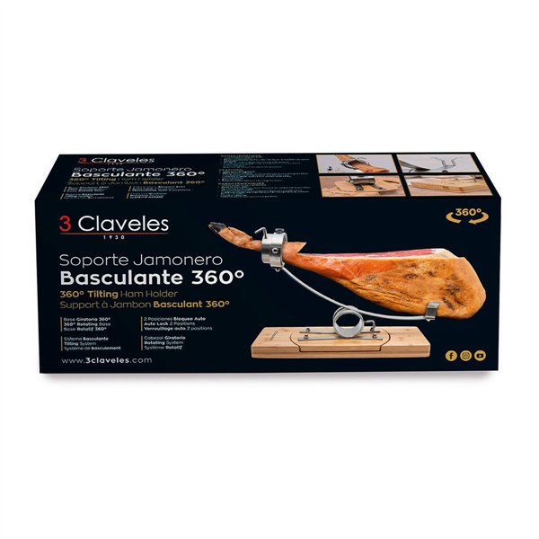 Ham stand 3 Claveles