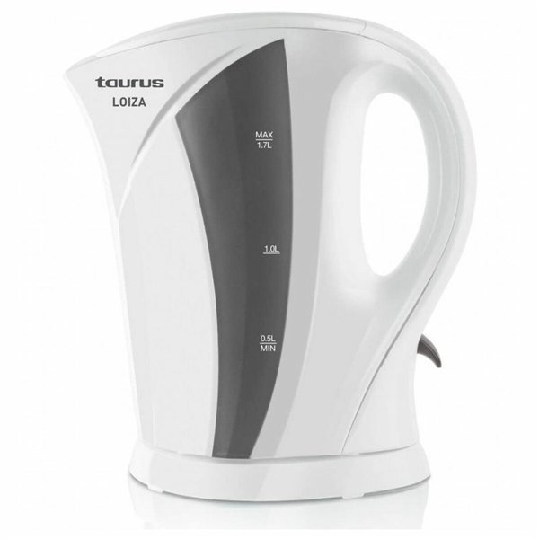 Kettle Taurus White Plastic 2200 W 1,7 L