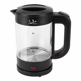 Kettle JATA 1500 W 1,2 L Transparent Stainless steel Borosilicate Glass