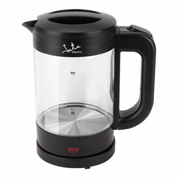 Kettle JATA 1500 W 1,2 L Transparent Stainless steel Borosilicate Glass