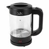 Kettle JATA 1500 W 1,2 L Transparent Stainless steel Borosilicate Glass
