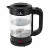 Kettle JATA 1500 W 1,2 L Transparent Stainless steel Borosilicate Glass