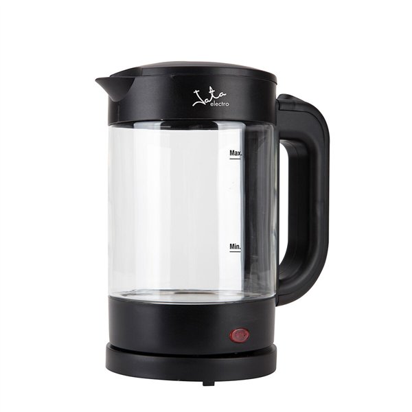 Kettle JATA 1500 W 1,2 L Transparent Stainless steel Borosilicate Glass