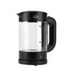 Kettle JATA 1500 W 1,2 L Transparent Stainless steel Borosilicate Glass