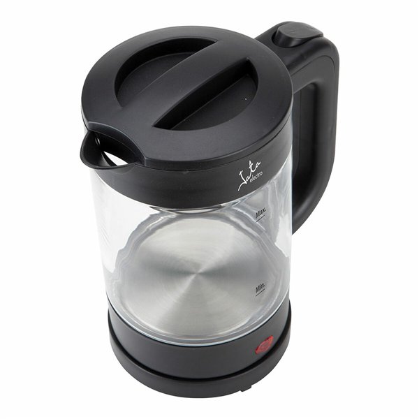 Kettle JATA 1500 W 1,2 L Transparent Stainless steel Borosilicate Glass
