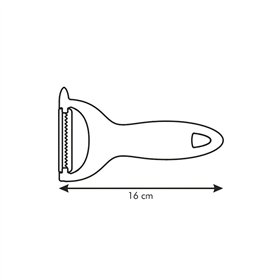 Peeler Tescoma presto expert Yellow