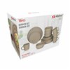 Tableware Alpina Taupe Ceramic 16 Pieces (4 Units)