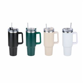 Thermal Cup with Lid Alpina Multicolour 1,2 L