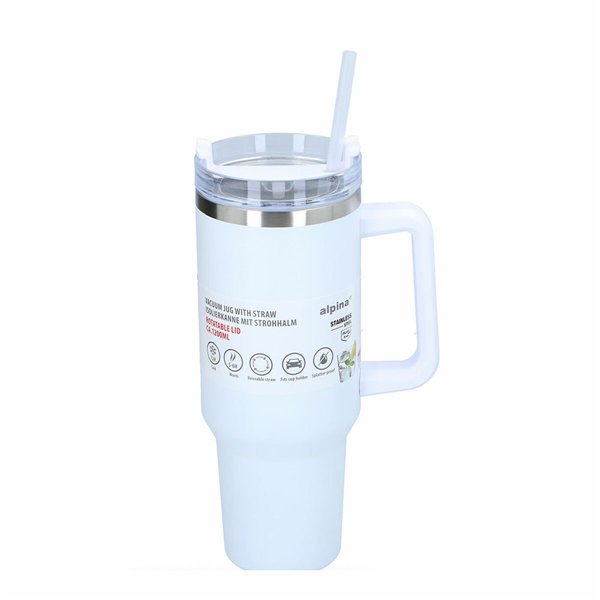 Thermal Cup with Lid Alpina Multicolour 1,2 L