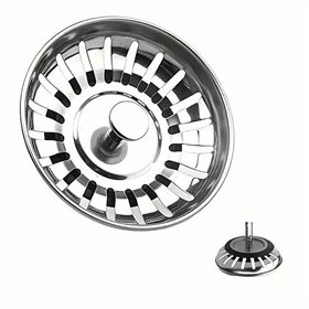 Sink Filter Silex Stainless steel Ø 8 cm Silver