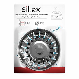 Sink Filter Silex Stainless steel Ø 8 cm Silver