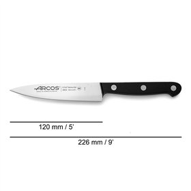Kitchen Knife Arcos serie universal Black Steel 12 cm