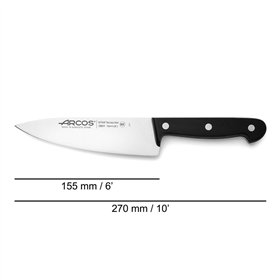 Kitchen Knife Arcos serie universal Black Steel 15,5 cm 6"