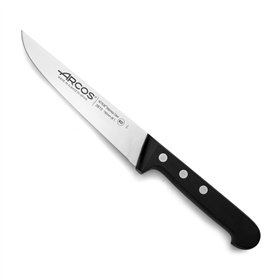 Kitchen Knife Arcos Black Silver Stainless steel