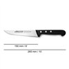 Kitchen Knife Arcos Black Silver Stainless steel