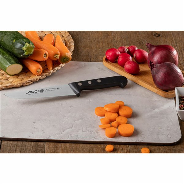 Kitchen Knife Arcos Black Silver Stainless steel