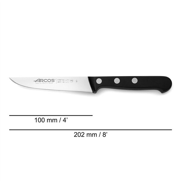 Vegetable Peeler Knife Arcos Black