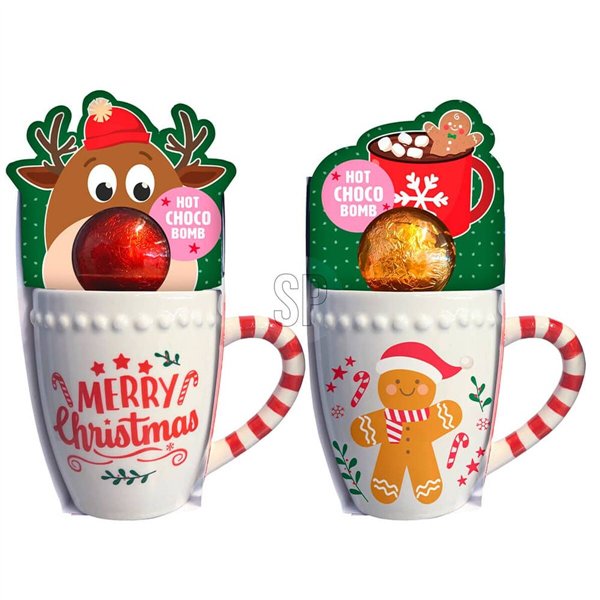 Mug BASIC & CO Multicolour Christmas