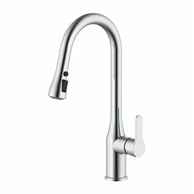 Mixer Tap Verhal serie trazo Silver Stainless steel C-shaped