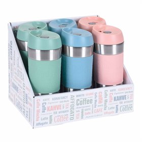 Thermal Cup with Lid Multicolour 350 ml