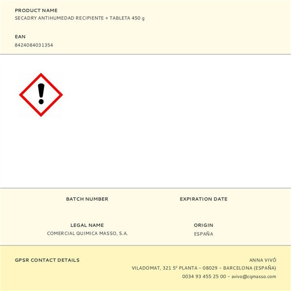 Anti-humidity Massó