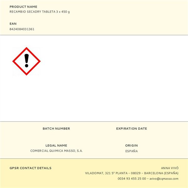 Anti-humidity Massó