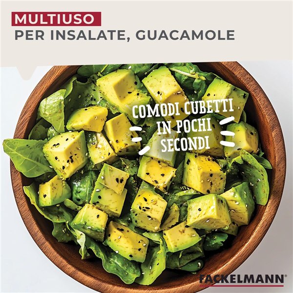 Avocado Cutter Fackelmann 16 cm Green Stainless steel