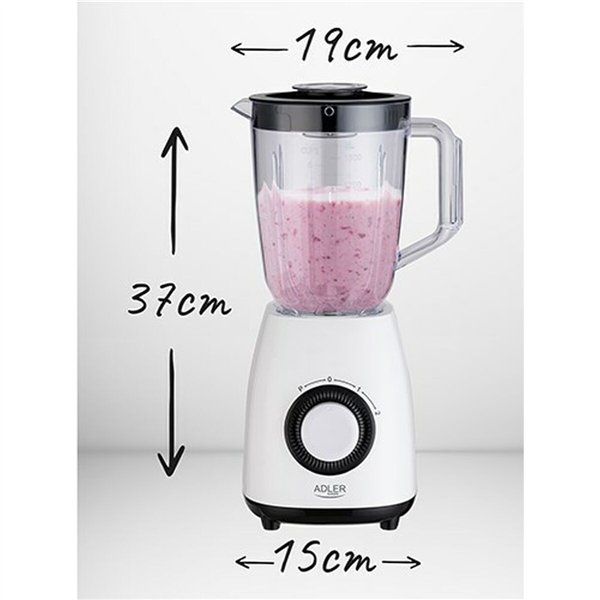 Cup Blender Adler AD 4085 1,5 L White 1000 W