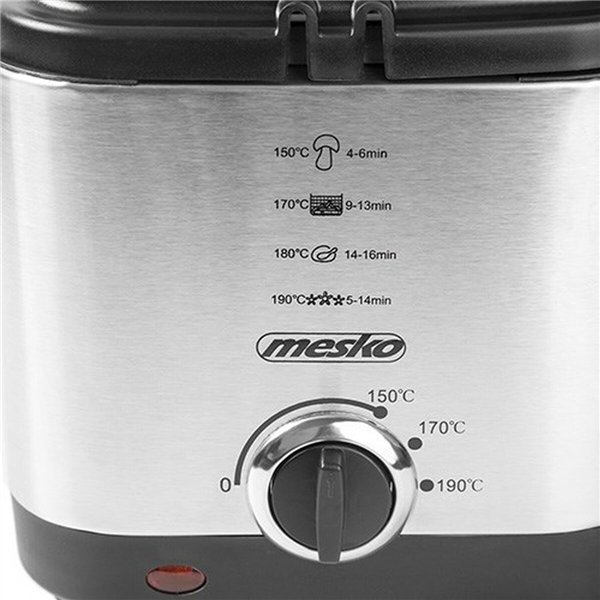 Deep-fat Fryer Mesko MS 4910 Silver 900 W 1,5 L