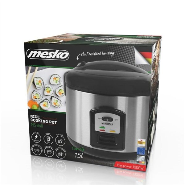 Rice Cooker Mesko MS 6411 Grey 1000 W 1,5 L