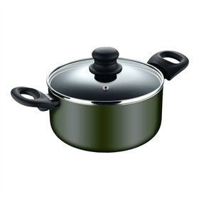Casserole with lid San Ignacio experto Black Green Ø 28 cm
