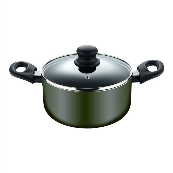 Casserole with lid San Ignacio experto Black Green Ø 28 cm