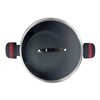Casserole with lid San Ignacio denia experto Black Red Ø 20 cm