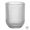Set of glasses Ovenza Crystal With relief Striped 260 ml 6 Units