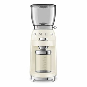 Electric Grinder Smeg CGF11CREU Transparent Cream 150 W 350 g