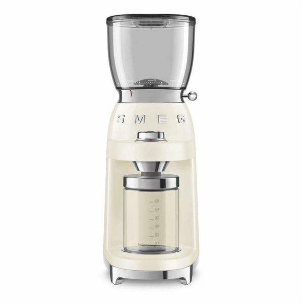Electric Grinder Smeg CGF11CREU Transparent Cream 150 W 350 g