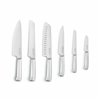 Set of Kitchen Knives and Stand Smeg KBSF02CR Cream