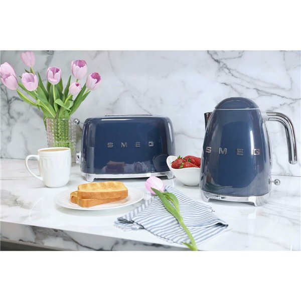 Kettle Smeg KLF03NBEU Blue Stainless steel 2400 W 1,7 L