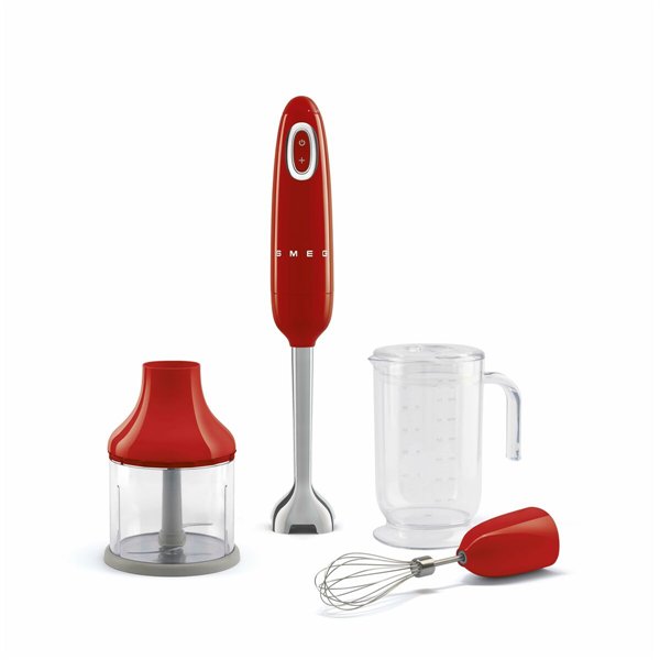 Multifunction Hand Blender with Accessories Smeg HBF03RDEU Red 700 W