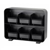 Coffee Capsule Organiser Archivo 2000 Black 13 x 26 x 20 cm